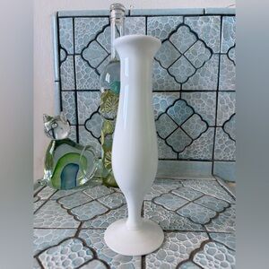 Vintage Milk Glass Bud Vase